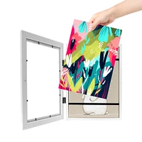 Robson Kids Art Storage Frame - White, 8.5 x 11 in