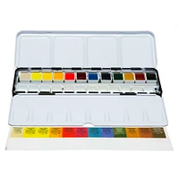 Watercolour Kit - 12 Half Pans