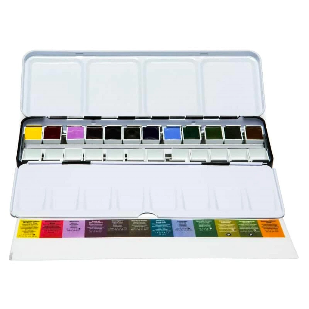 Ensemble aquarelle extra fine - Inspiration, 12 demi-godets