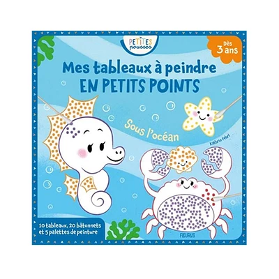 Mes tableaux à peindre en petits points : Sous l'océan - French Ed.