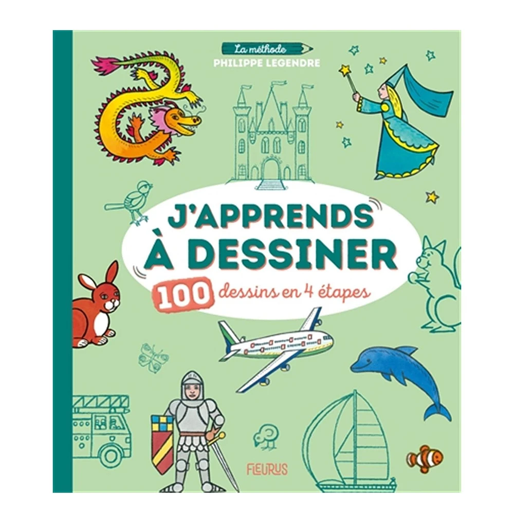 J'apprends à dessiner - 100 dessins en 4 étapes