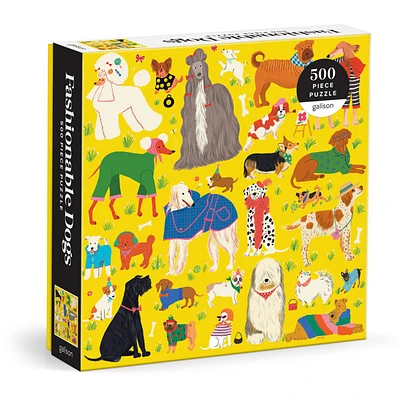 Puzzle - Fashionable Dogs, 500 Pieces