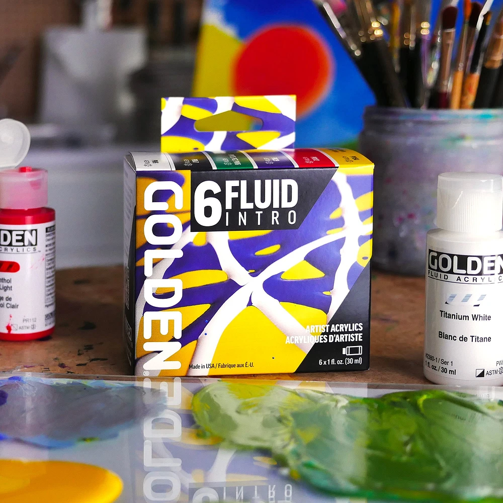 Ensemble d'intro acrylique Fluid - 6 pièces