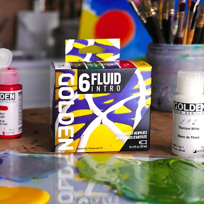 Ensemble d'intro acrylique Fluid - 6 pièces