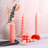 PVC Candle Mould - Ribbed