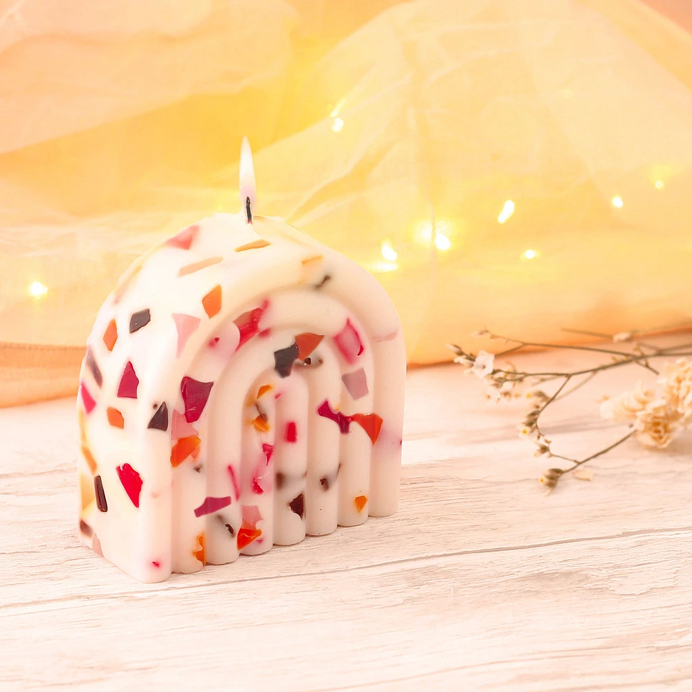 DIY Candle Kit - Rainbow Terrazzo