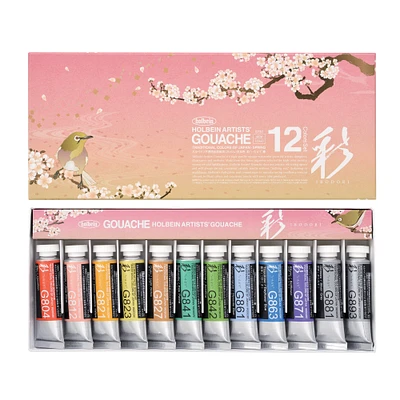 Irodori Gouache Kit - Spring, 12 Pieces