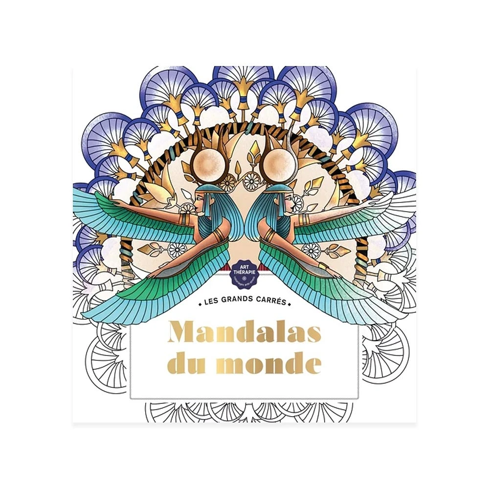 Les grands carrés : Mandalas du monde - French Ed.