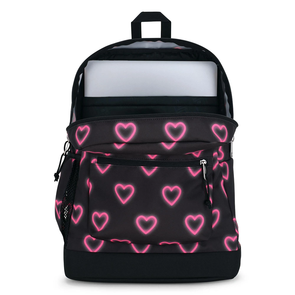 Cross Town Plus Backpack - Happy Hearts Black, 26 L