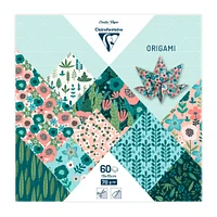 Paquet feuilles origami - herbier, 15 x 15 cm			