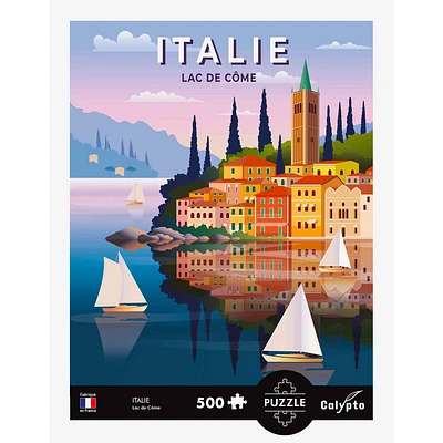 Puzzle - Lake Como, 500 Pieces