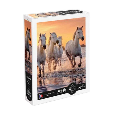 XL Puzzle - Galloping Horses, 500 Pieces