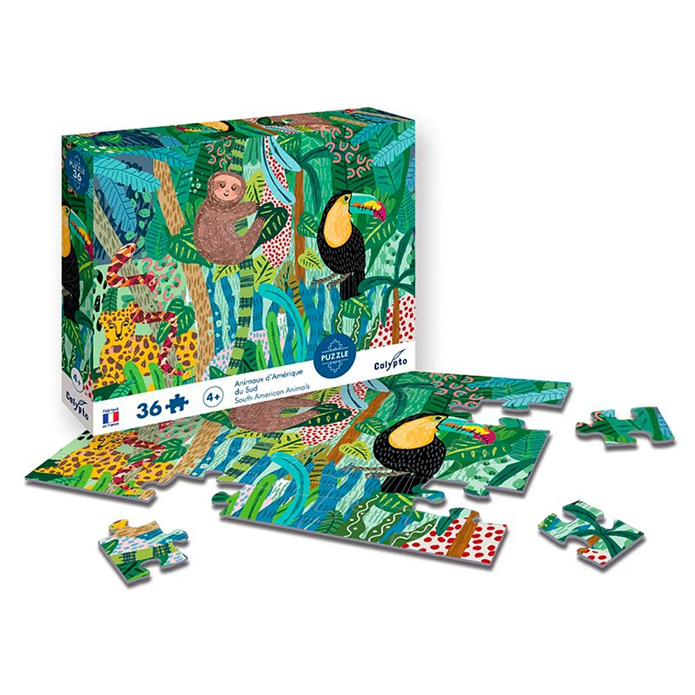 Kids' Puzzle - Animals of South America, 36 Pieces