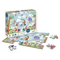 Kids' Puzzle - Acrobatic Animals, 36 Pieces