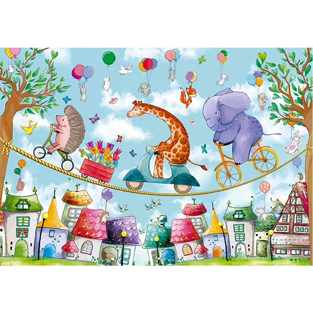 Kids' Puzzle - Acrobatic Animals, 36 Pieces