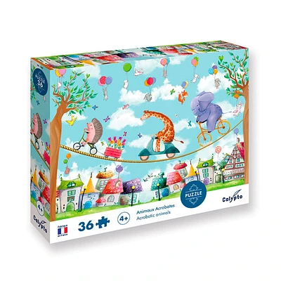 Kids' Puzzle - Acrobatic Animals, 36 Pieces