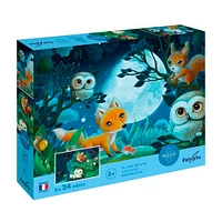 Kids' Puzzles - Under The Moonlight, 2 x 24 Pieces