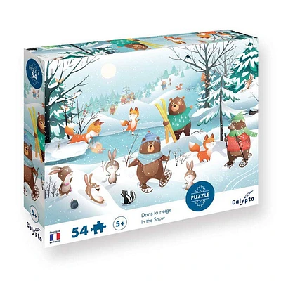 Kids' Puzzle - In the Snow, 54 Pieces