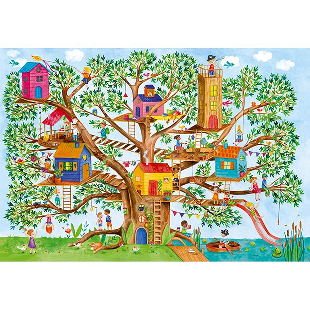 Kids' Puzzle - The Treehouse, 54 Pieces