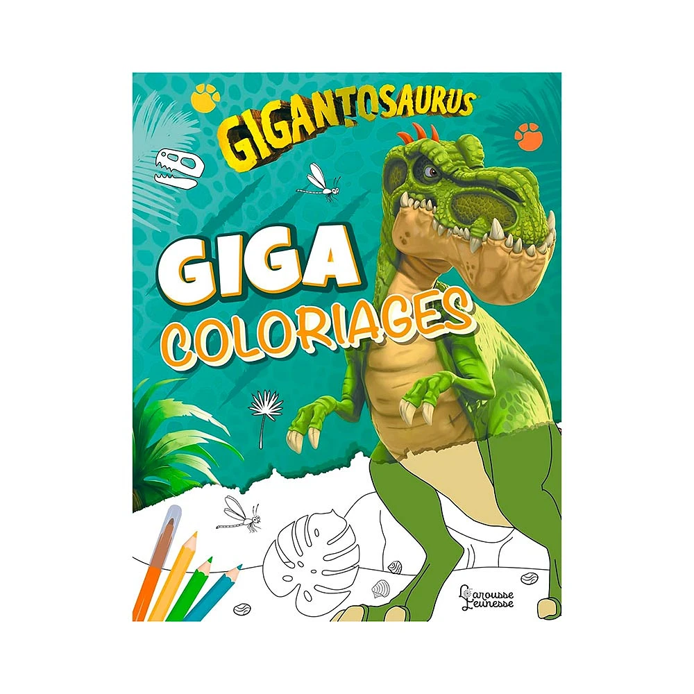 Giga coloriages : Gigantosaurus - French Ed.