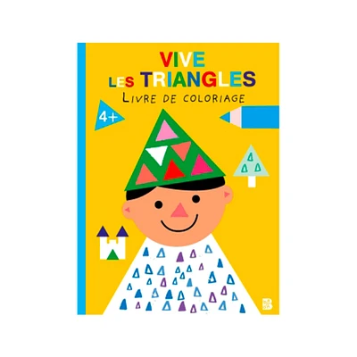 Livre de coloriage : Vive les triangles