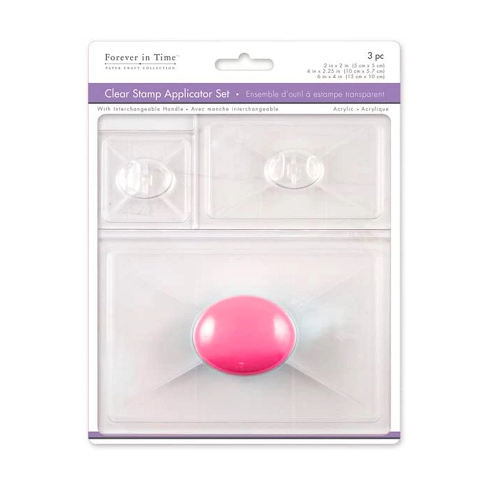 3-Pack Clear Stamp Applicators