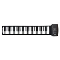 Piano enroulable en silicone souple - 61 touches			