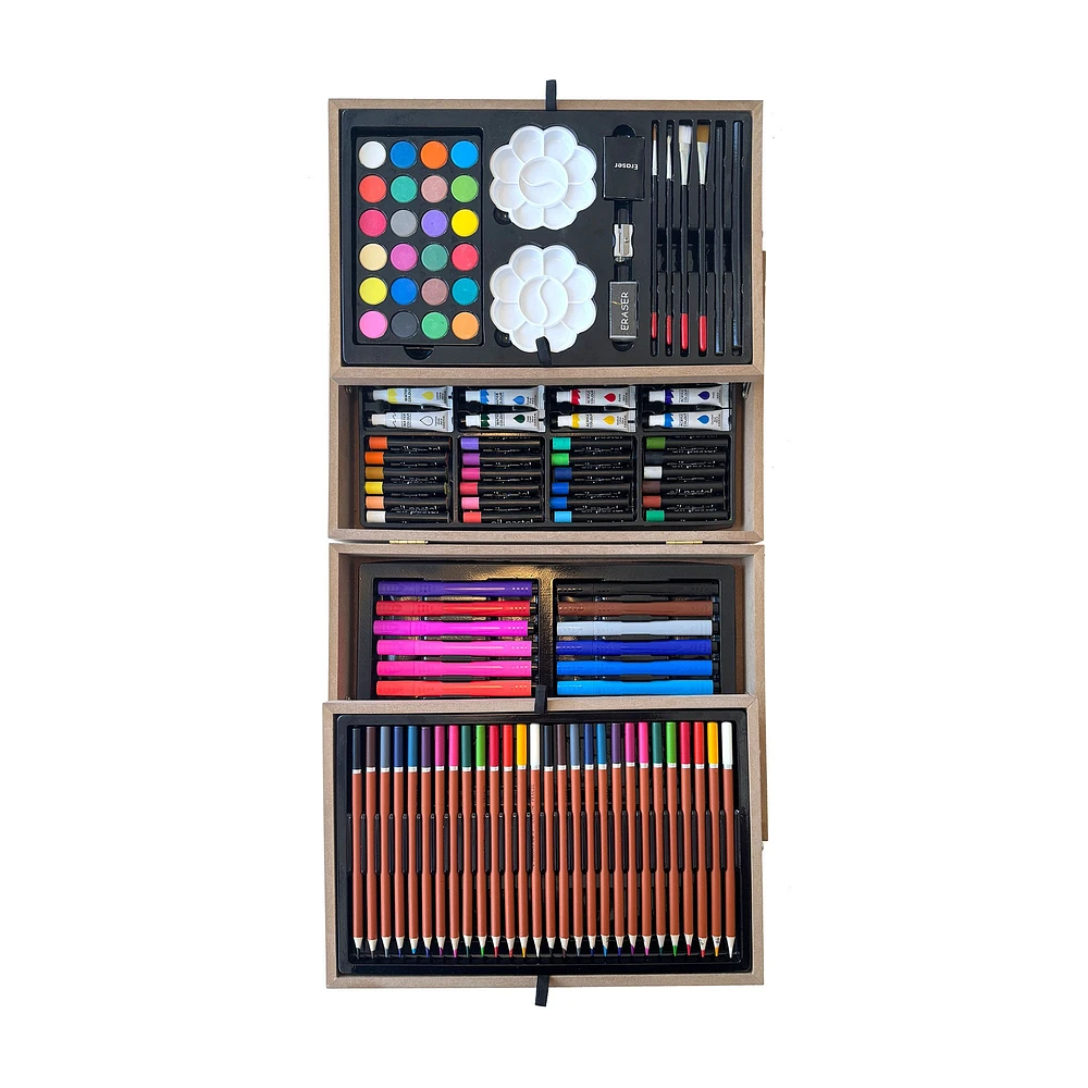 Artist Wooden Case - 135 Pieces