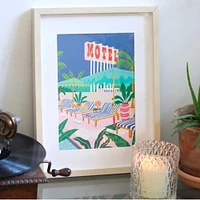 Kit peinture à numéros Petit Pinceau - « La piscine du motel »