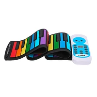 Piano enroulable en silicone souple - 49 touches			