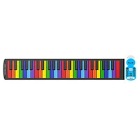 Piano enroulable en silicone souple - 49 touches			