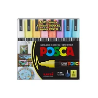 Paint Markers - Medium Tip, Soft Colours, 8 Pieces