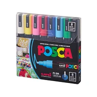 Paint Markers - Medium Tip, Basic Colours, 8 Pieces