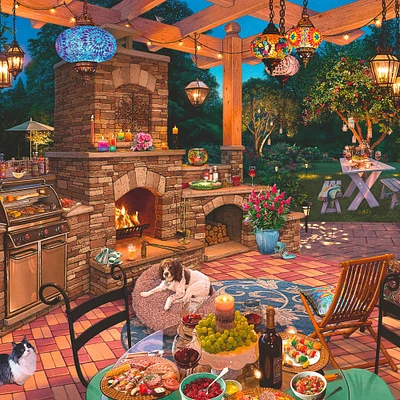 Adult Puzzle - The Garden Kitchen, 1,000 Pieces