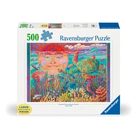 Large Format Puzzle - Sun and Sea, 500 Pieces