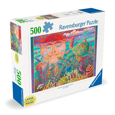 Large Format Puzzle - Sun and Sea, 500 Pieces