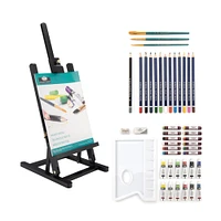 Black Series Mixed Media Easel Kit - 45 Pieces