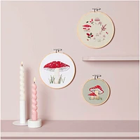 X-Stitch Embroidery Kit - Mushroom Wreath
