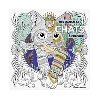 Mes mandalas à colorier : Chats - French Ed.