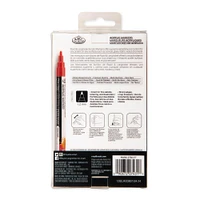 Acrylic Marker Kit - Fine Tip, Jewel Colours, 12 Pieces