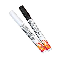 Acrylic Marker Kit - Reversible Tip, Black & White, 2 Pieces