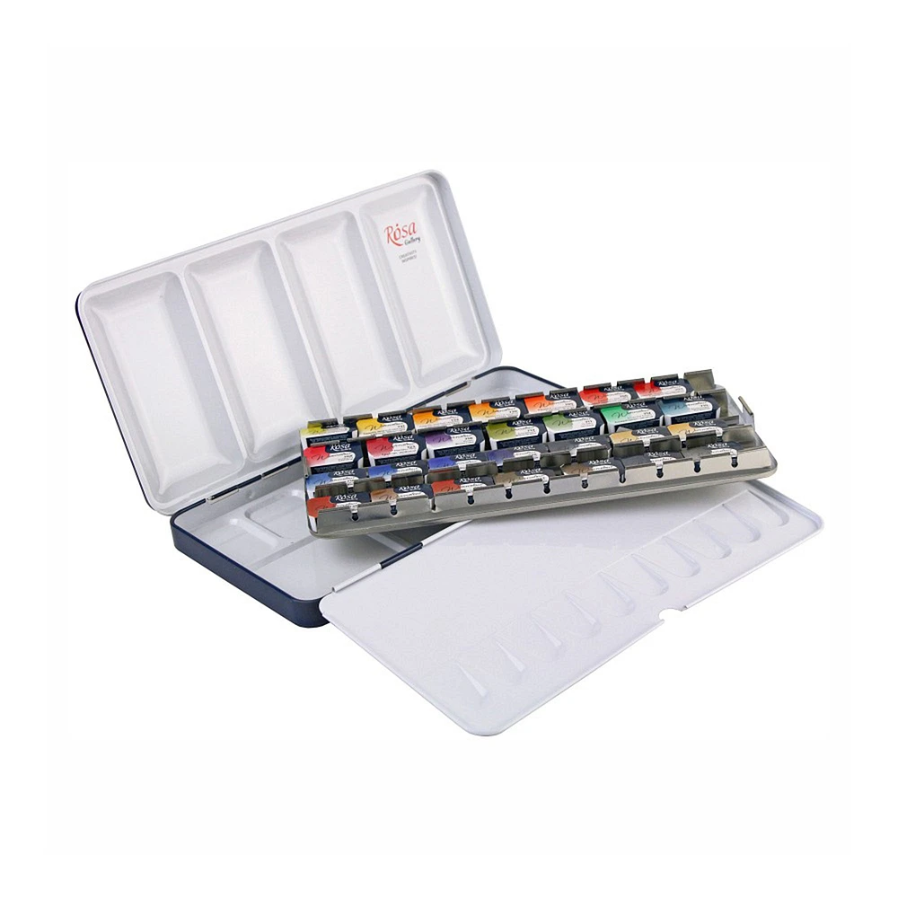 Fine Art Watercolour Kit - 28 Pans