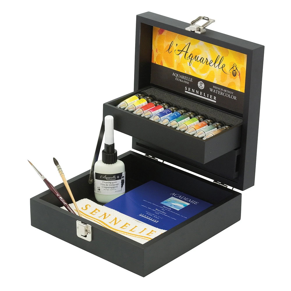 l'Aquarelle Watercolour Kit - 16 Pieces