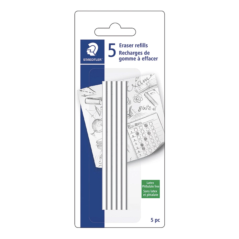 Refills for Stick Eraser - 5 Pieces