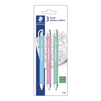 Stick Erasers - 3 Pieces