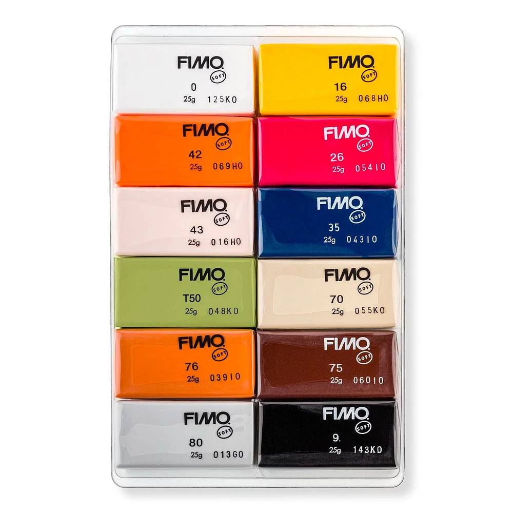 FIMO soft Polymer Clay - Nature, 12 Pieces