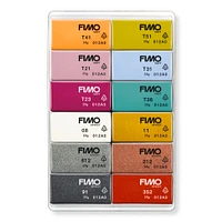 Pâtes polymères FIMO soft - mode, 12 pièces