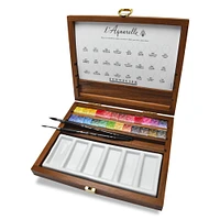 l'Aquarelle Watercolour Kit - 24 Half Pans