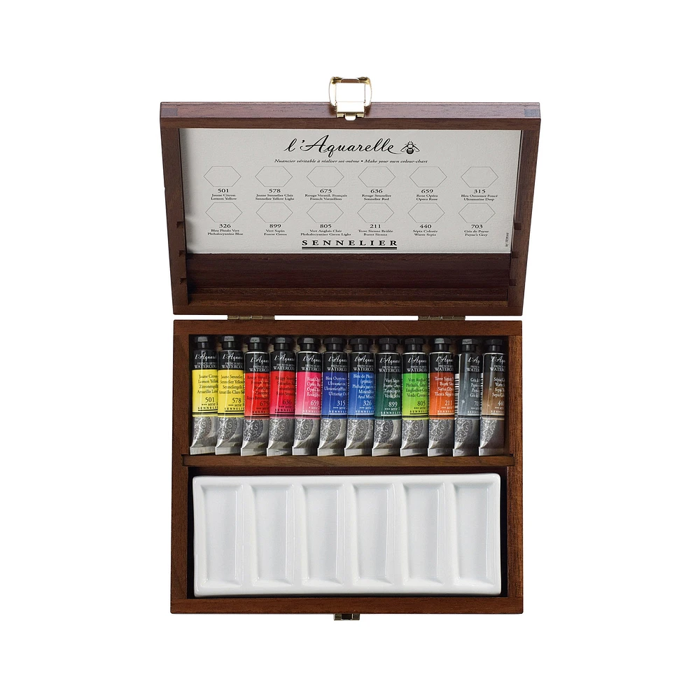 l'Aquarelle Watercolour Kit - 12 Pieces