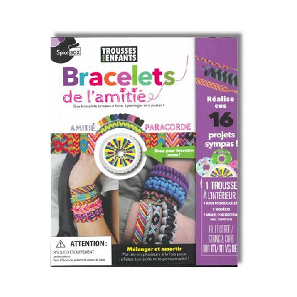 Coffret de création bracelets d'amitié - French Ed.